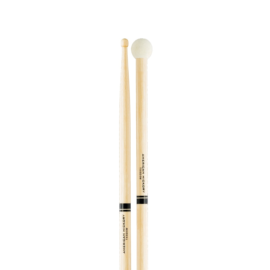 ProMark Hickory SD5 Light Multi Percussion Stick, Wood tip, Felt Butt