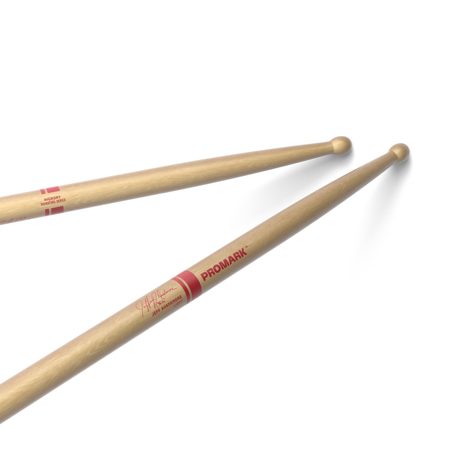 ProMark Jeff Ausdemore Light Hickory Drumstick, Wood Tip