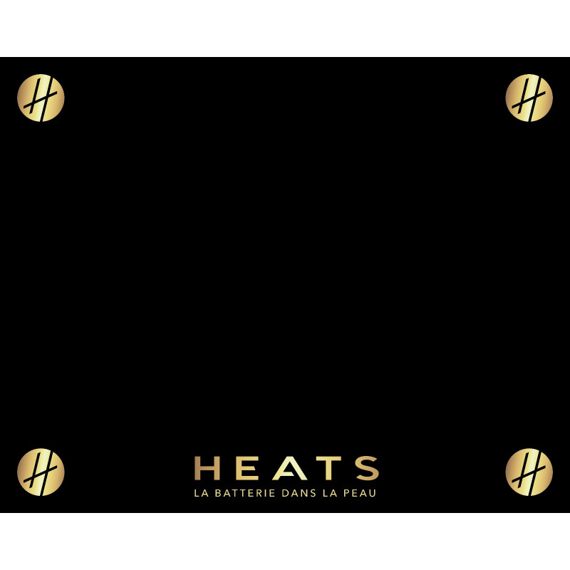 Tapis HEATS - 140 x 180 cm maillage fin - Logo discret