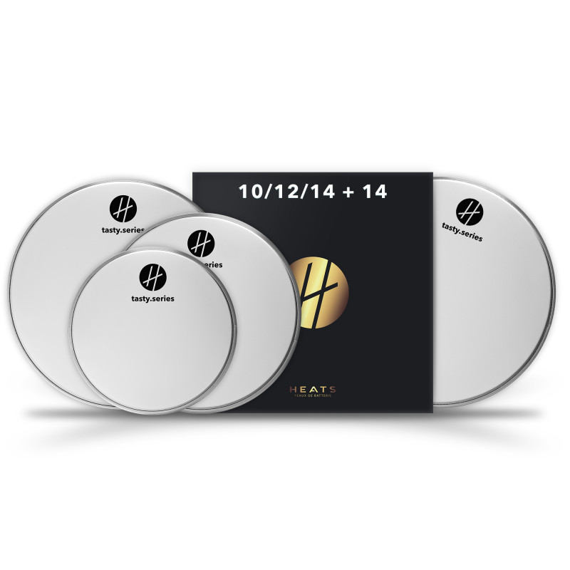 Pack tasty.series sablée ou coated : 10“ 12“ 14“ + 14“ tasty sablée