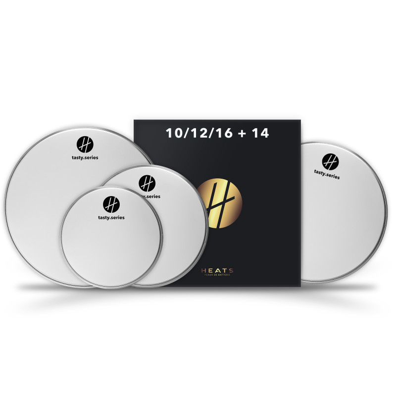 Pack tasty.series sablée ou coated : 10“ 12“ 16“ + 14“ tasty sablée