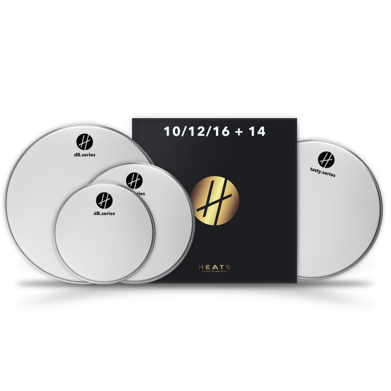 Pack dB.series sablée ou coated : 10“ 12“ 16“ + 14“ tasty sablée