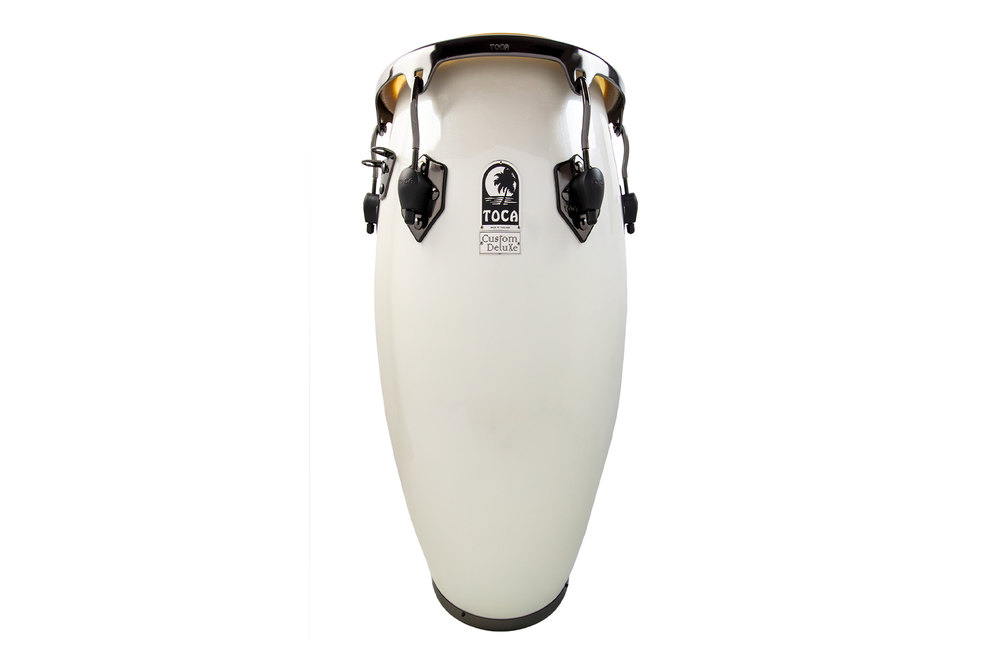 Congas Fibre de verre, Magarita Blance, Noir Chrome