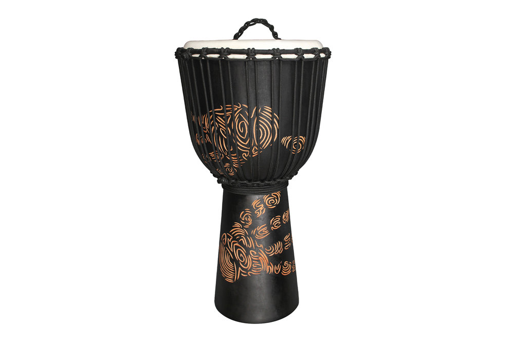 Djembe Street Series Gravé à la main