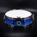 Caisse claire Piccolo Aluminium "PIA" Black/Blue - 13" x 4.5" 