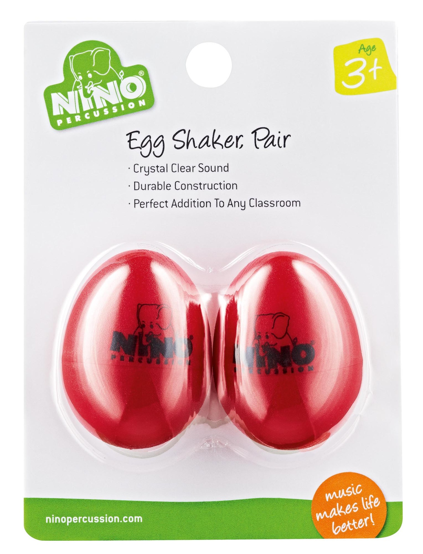 PAIRE OEUF-SHAKER NINO ROUGE