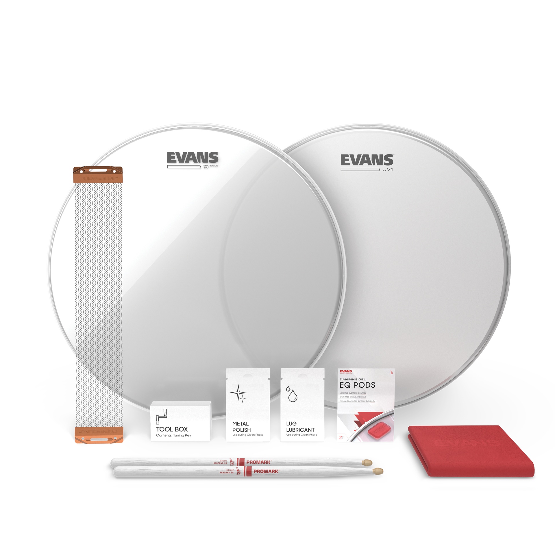 EVANS 13” UV1 Snare Tune Up Kit
