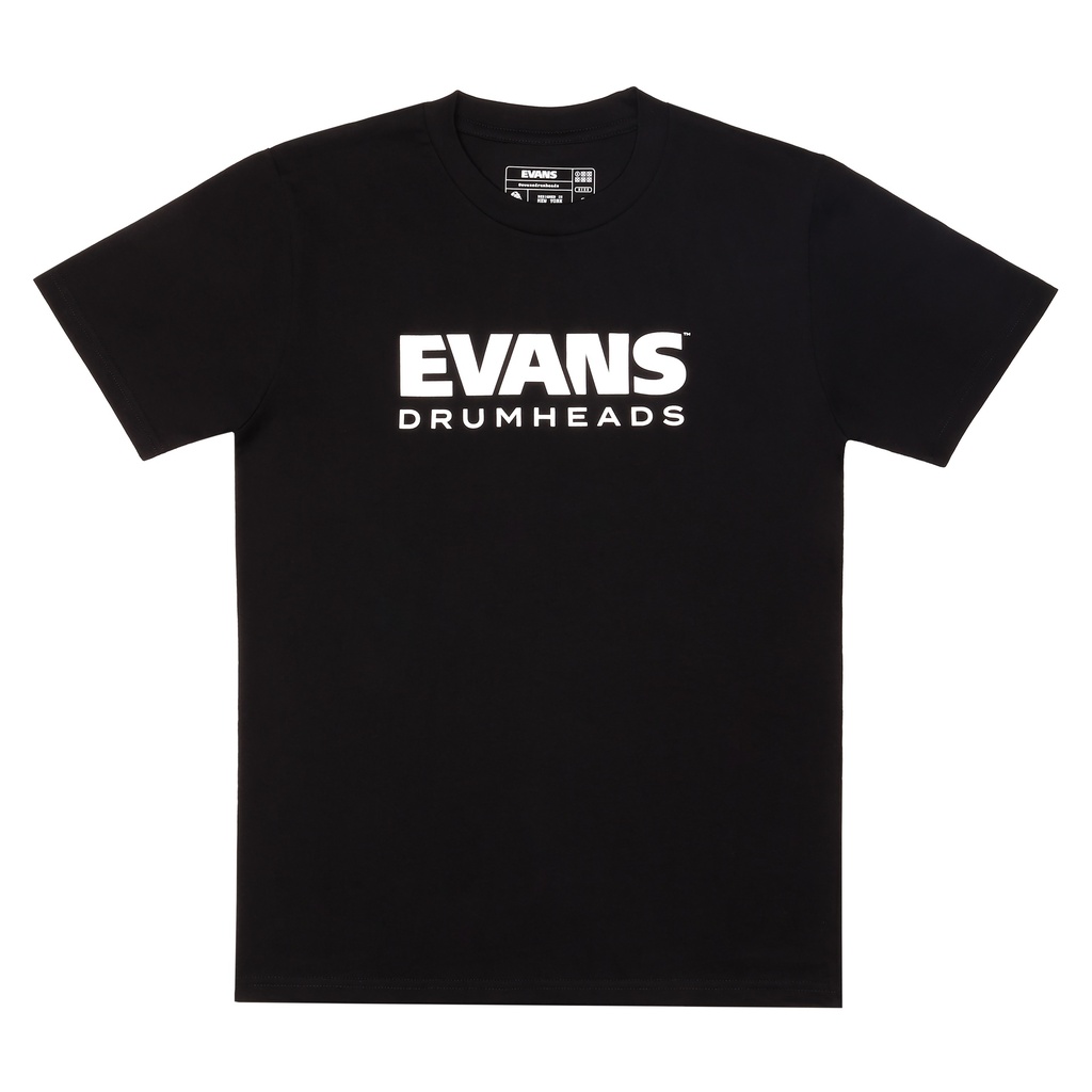 EVANS Logo T-Shirt, White, M