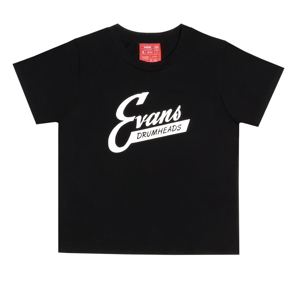 Evans Retro Wo's T-Shirt Black S
