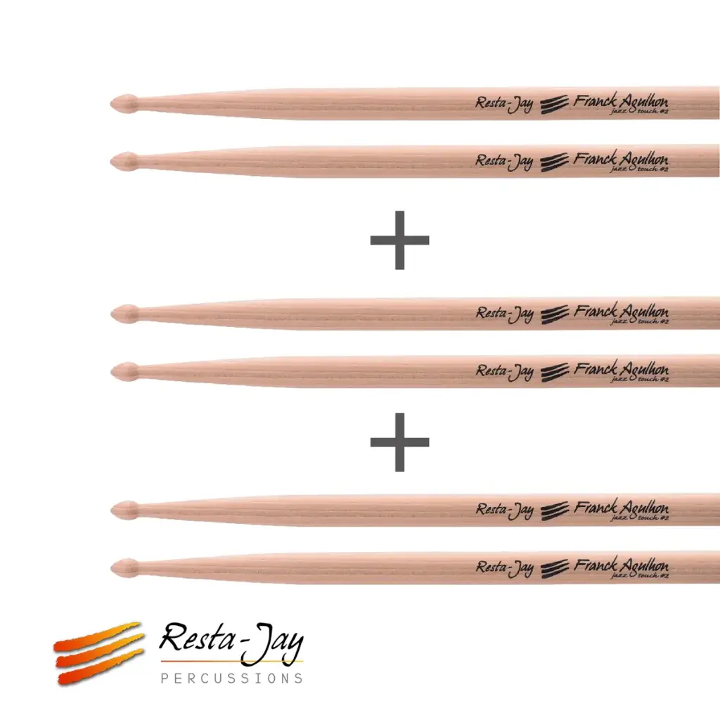 Lot de 3 paires HICKORY C-cl/Batterie - Signature Franck Agulhon - Hickory