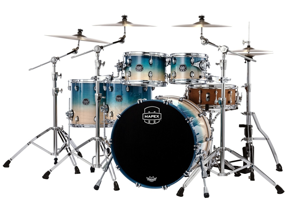 MAPEX SATURN 5 FUTS AQUA FADE
