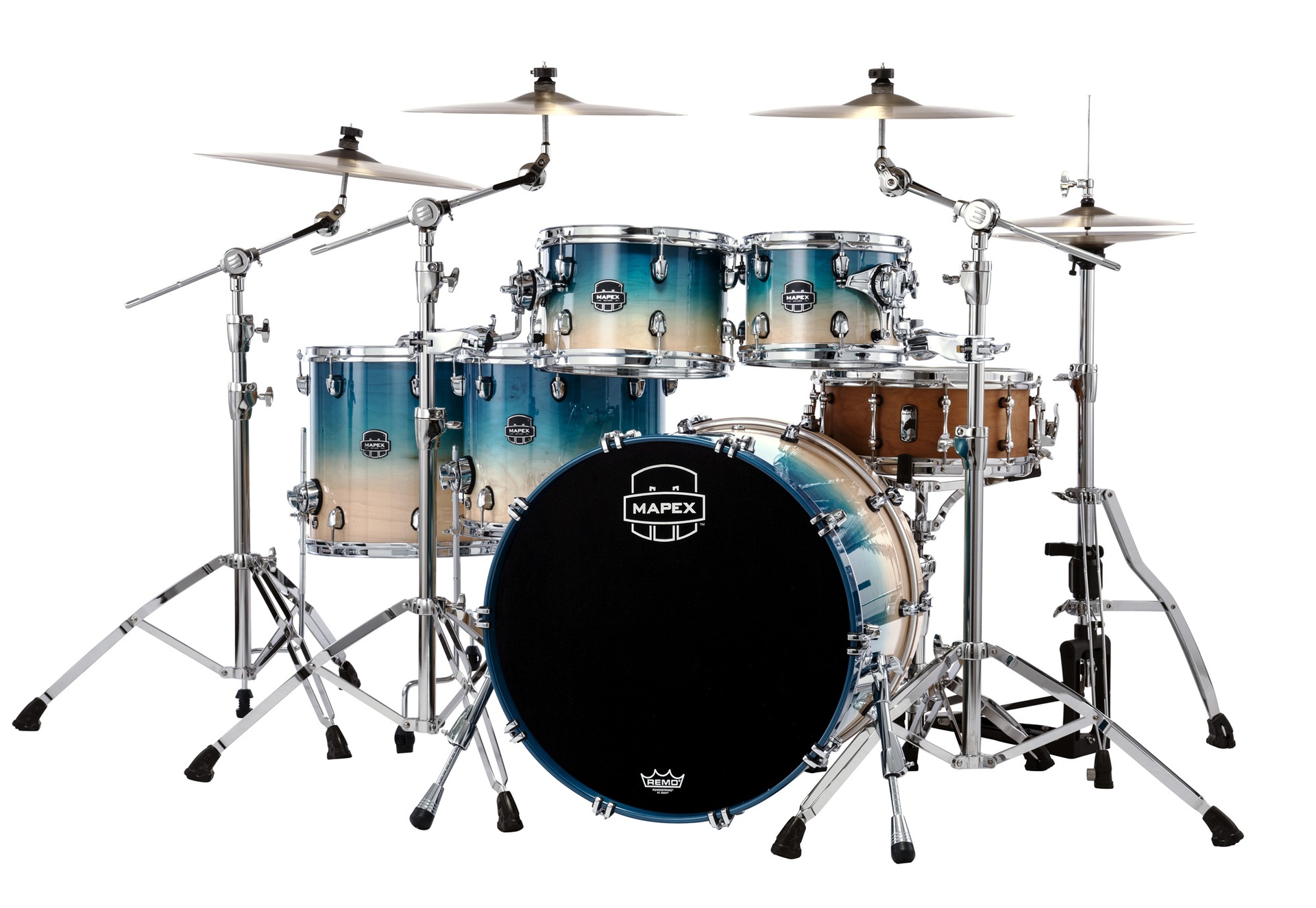MAPEX SATURN 5 FUTS AQUA FADE