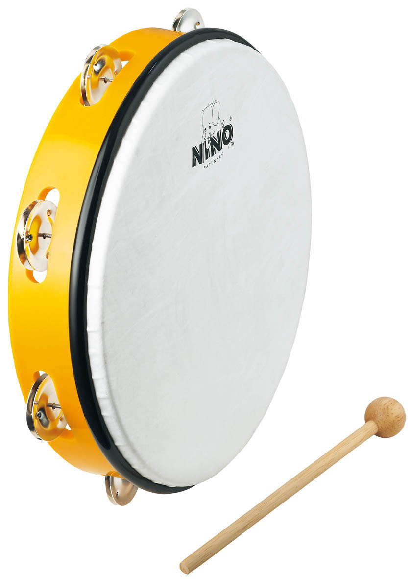 JINGLE DRUM NINO ABS 10" JAUNE