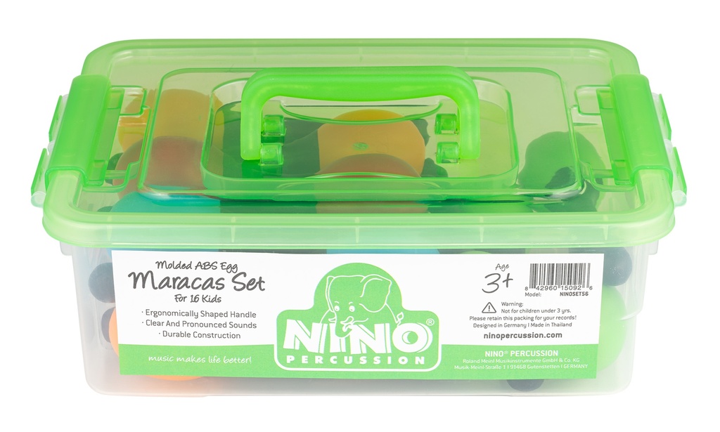 LOT NINO 16 MARACAS SHAKER AVEC BOITE
