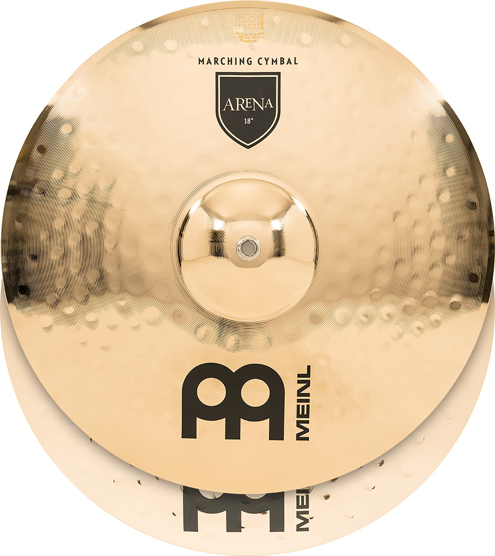 PAIRE CYMBALES MEINL MARCHING ARONA 1""