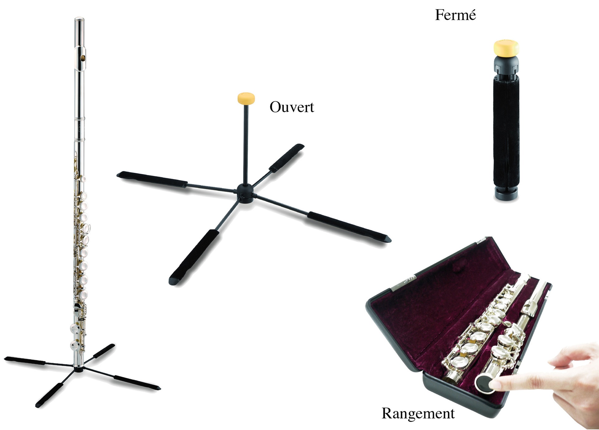SUPPORT FLUTE HERCULES DS460B