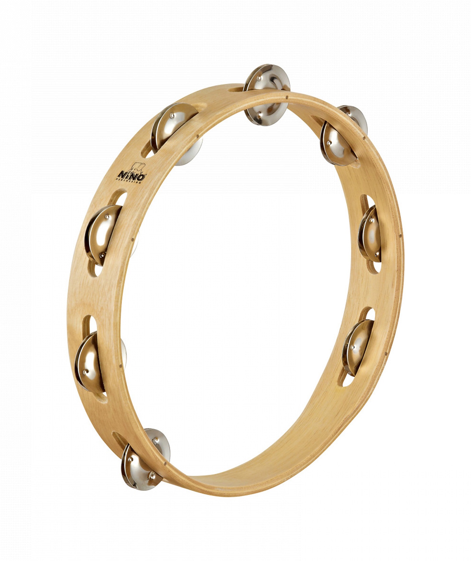 TAMBOURIN NINO BOIS 10"/1 RANG