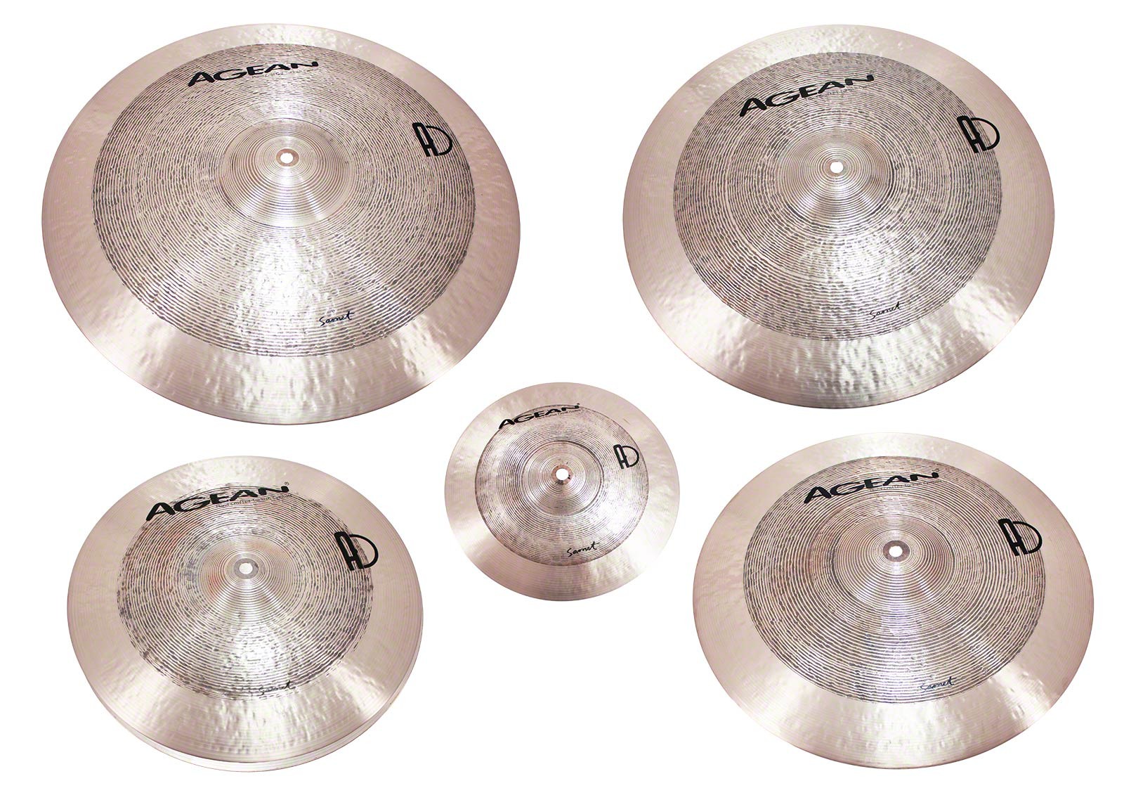 Set 5 Cymbales Samet 10-14-16-18-20 - Bronze B20