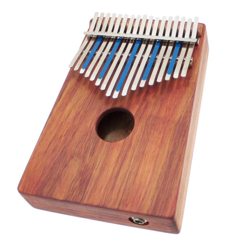 Kalimba Treble 17 Notes sur Boîte + Pickup