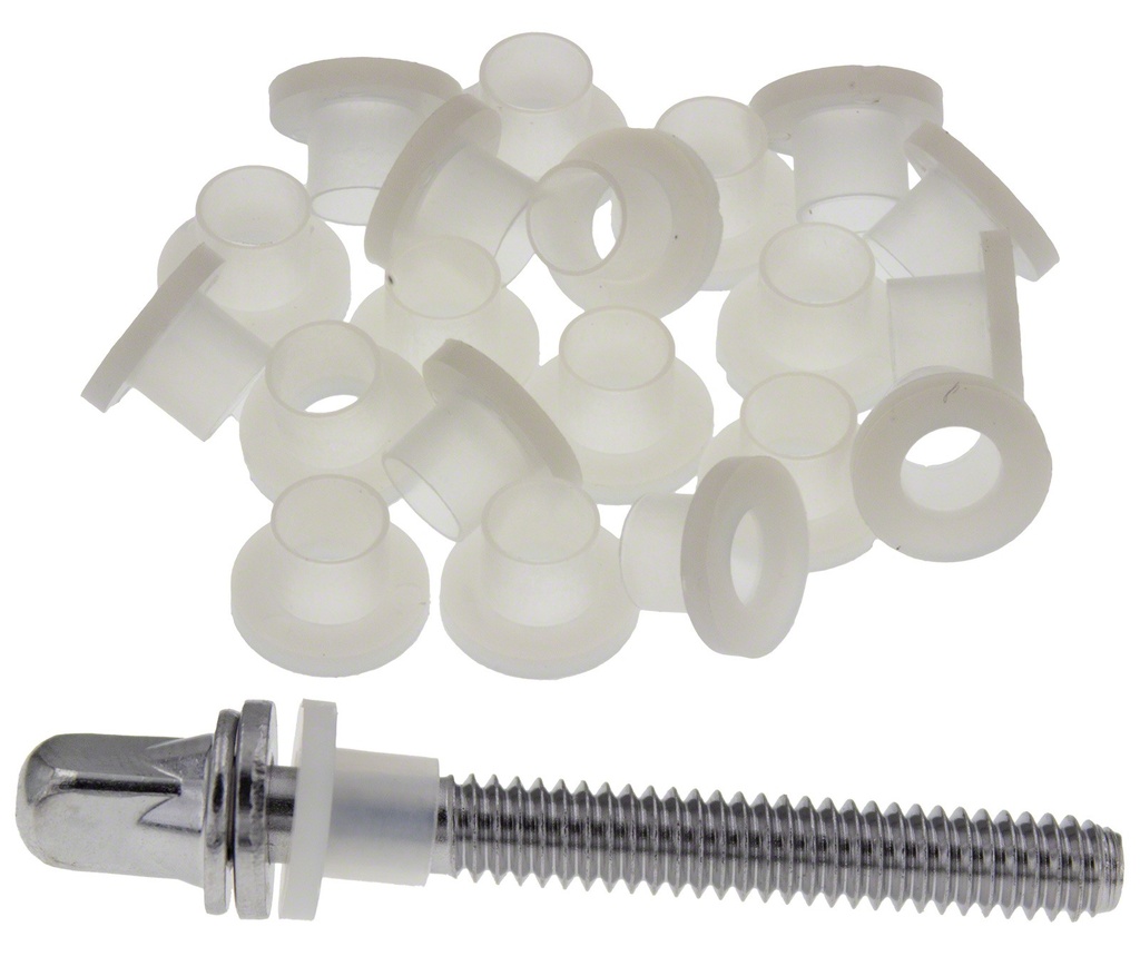 TRW100W - Rondelles nylon pour tirants - Blanc (x100)