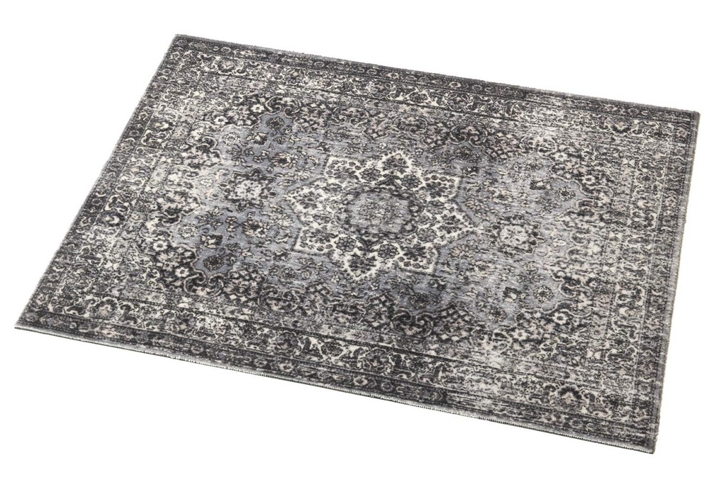 VP&A-GRY - Tapis Vintage Persian Club Series 80 x 60cm Antidérapant - Gray