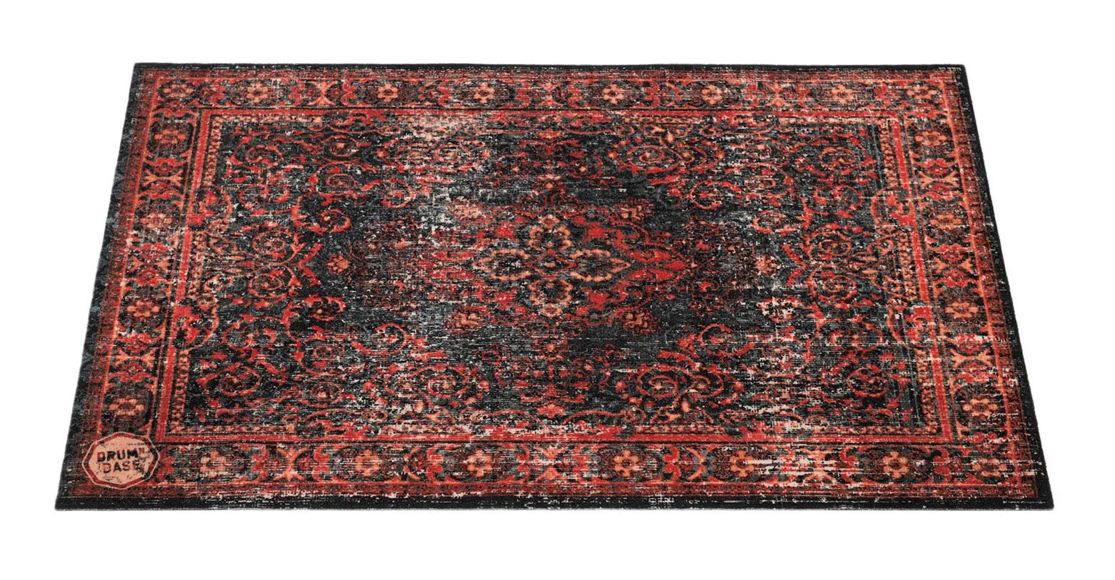 VP130-RBL - Tapis Vintage Persian 1.30 x 0.90m Antidérapant - Black Red