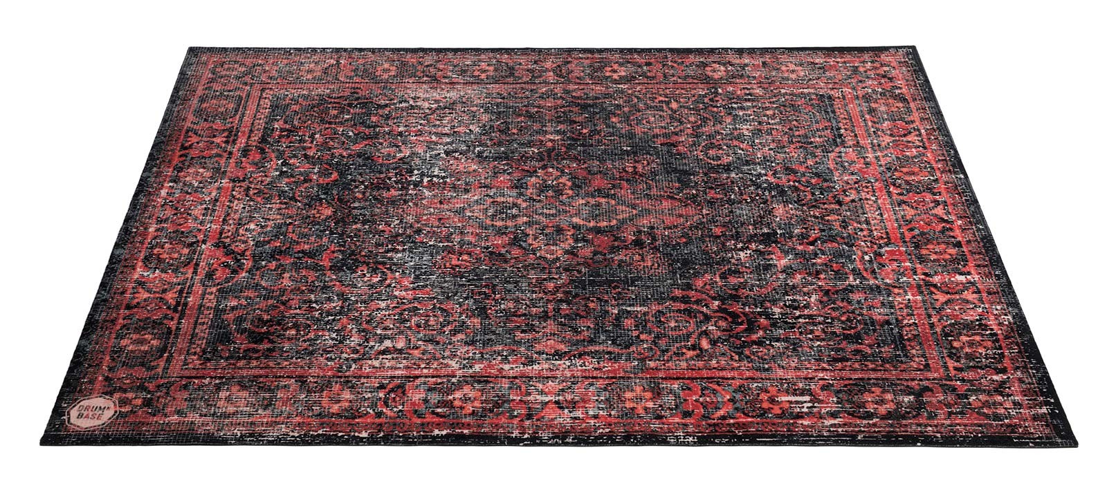 VP185-RBL - Tapis Vintage Persian 1.85 x 1.60m Antidérapant - Black Red