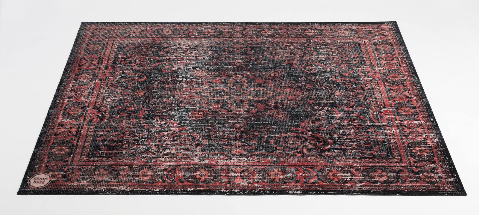 VPCLB-BLR - Tapis Vintage Persian Club Series 1.63 x 1.42m Antidérapant - Black Red