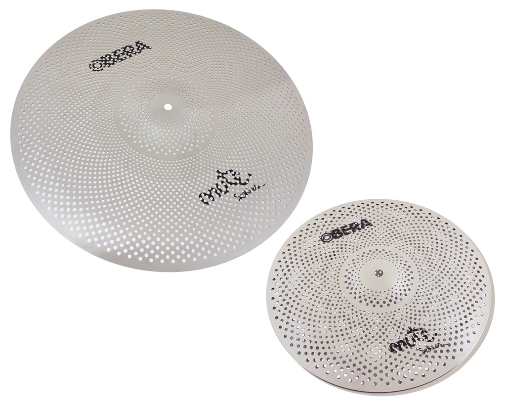 Set 2 Cymbales Silencieuces Mute - 14" 20"