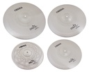Set 4 Cymbales Silencieuces Mute - 14" 16" 18" 20"