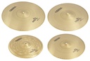 Set 4 Cymbales Silencieuces Mute - 14" 16" 18" 20" - Finition Brass