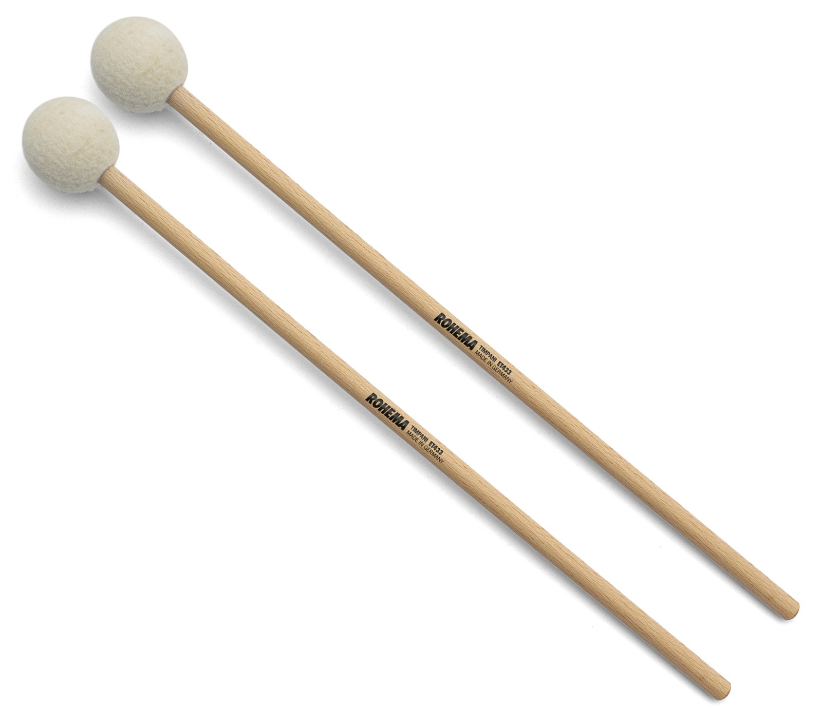 ET433 - Baguettes Timbales Timpani Feutre 40mm Hard