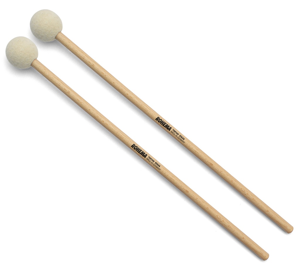 ET434 - Baguettes Timbales Timpani Feutre 35mm Hard