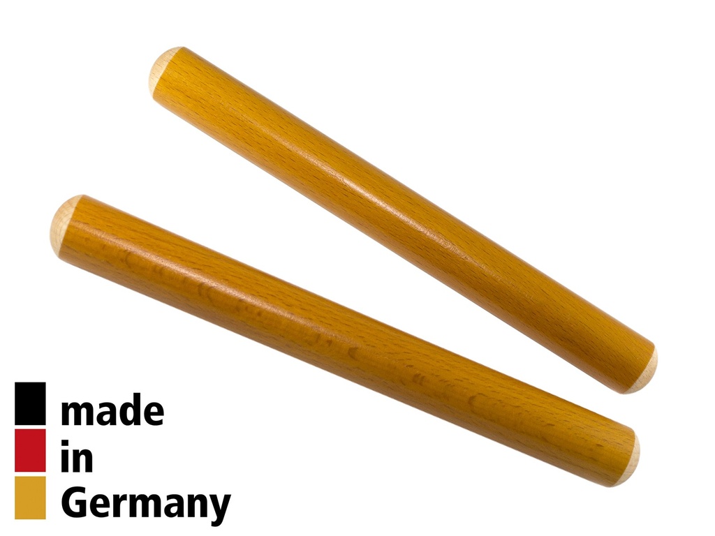 Claves Hêtre 20X2cm Jaune - 1+