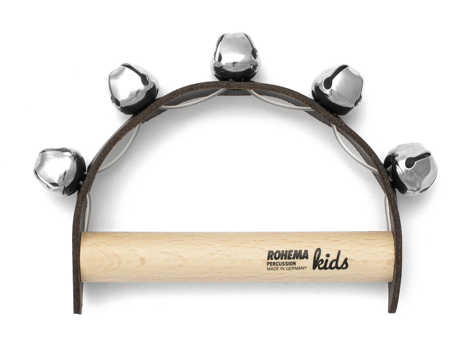 Poignée Cuir 5 Grelots - Medium - 1+