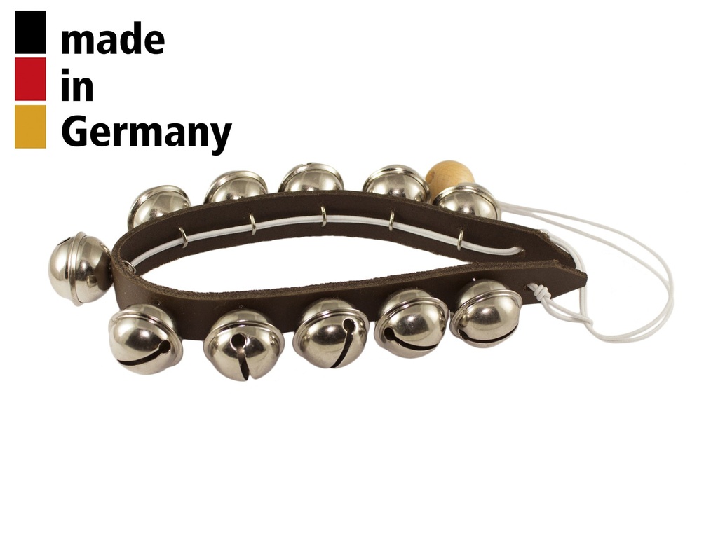 Ceinture Cuir 36cm - 11 Grelots - 3+