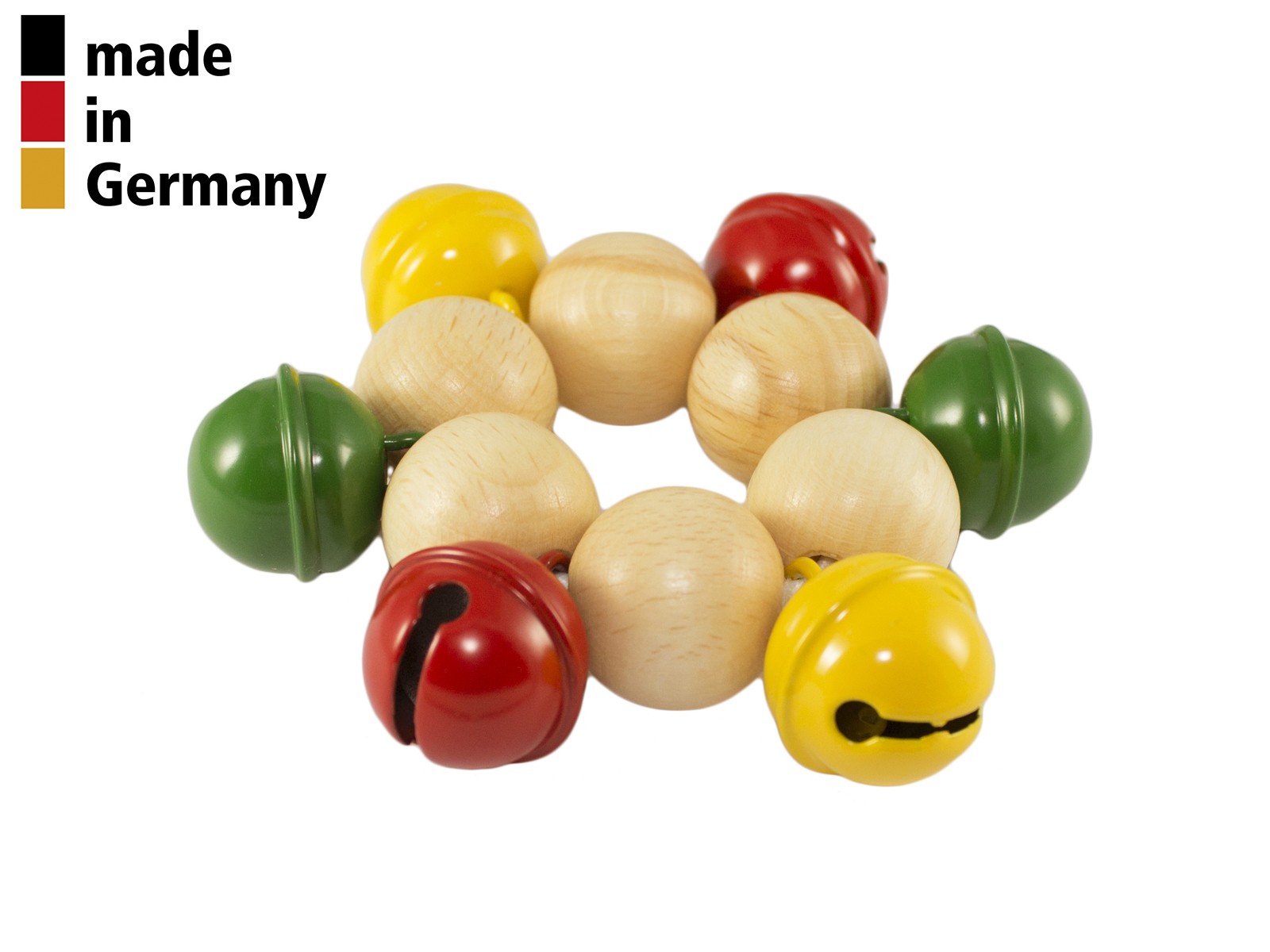 Bracelet - 6 Grelots Colorés - 1+