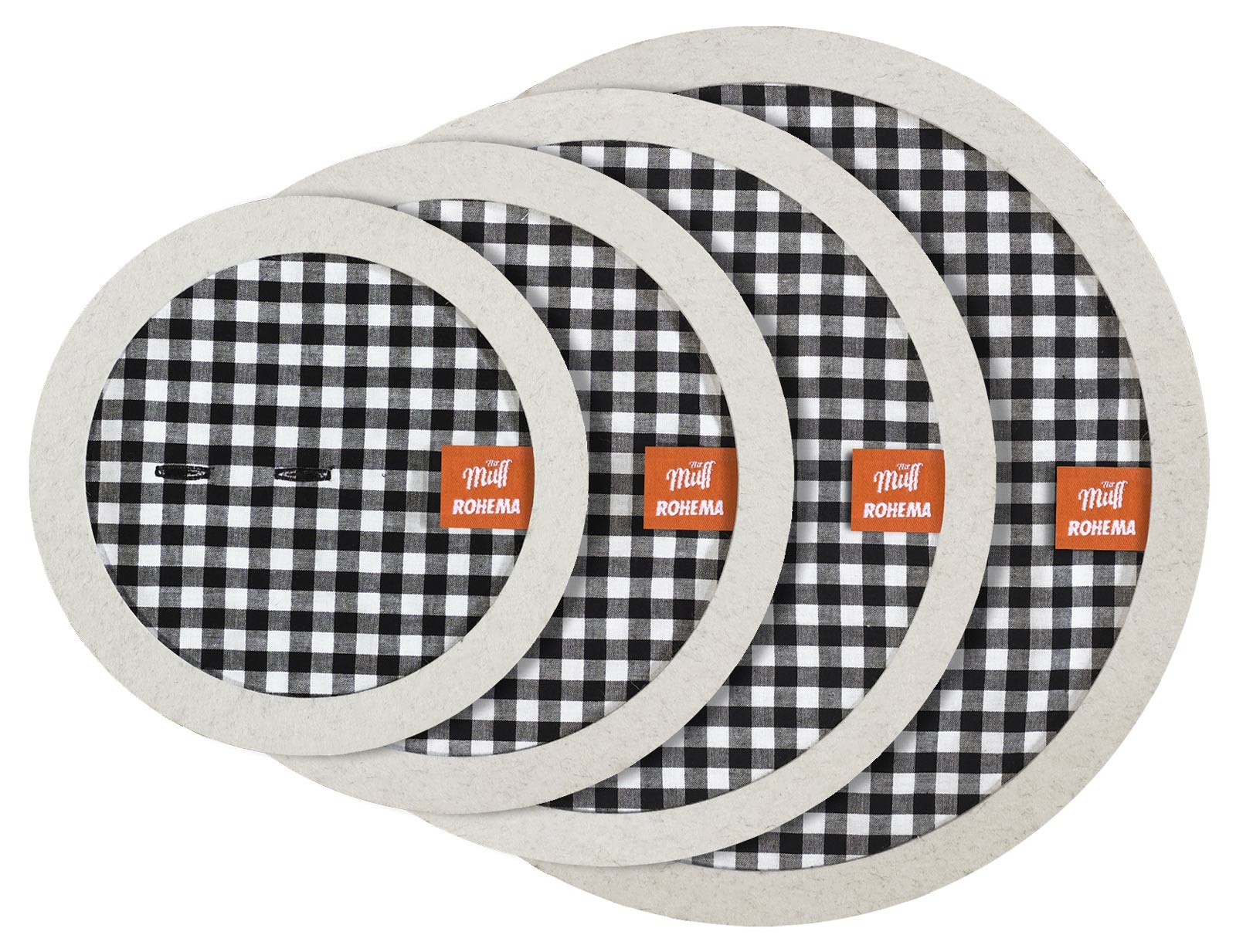Muffins - Feutre d'atténuation Set (10", 12", 14', 16")