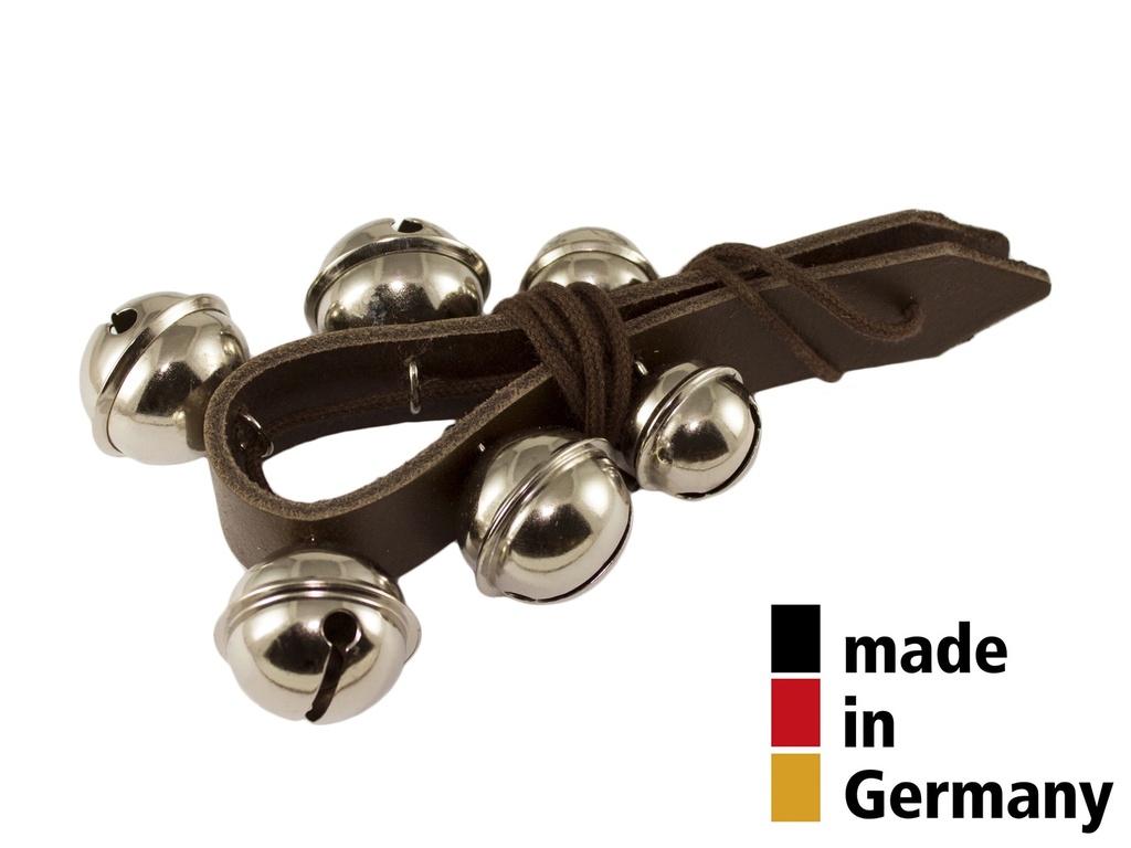 Ceinture Cuir 26cm - 6 Grelots - 3+