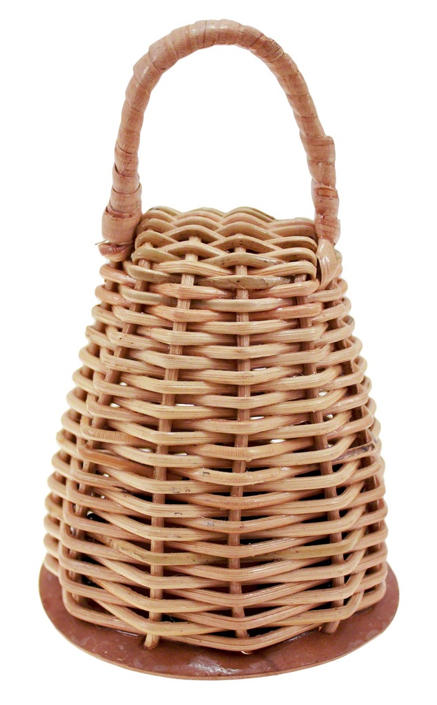 Caxixi Moyen Osier Fond Calebasse 14cm