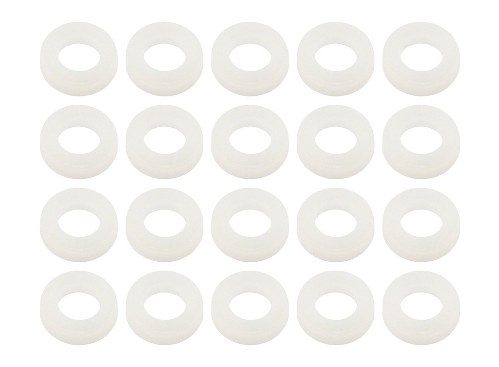 CB-W - Rondelle Nylon pour Tirant - Blanche (x20)