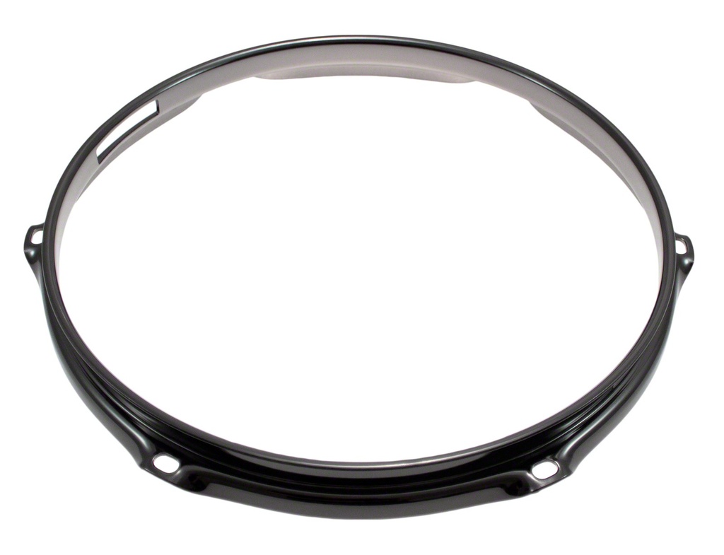 H23-10-6SBK - Cercle 10" 6 Tirants Timbre Noir Super Triple Flange 2.3mm