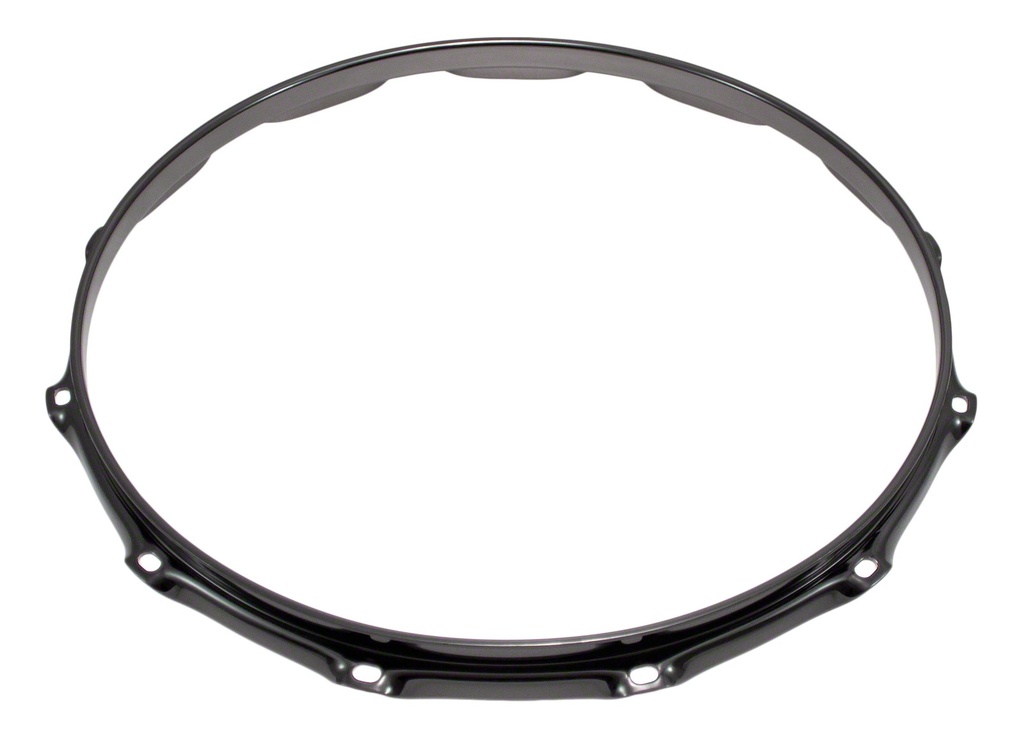 H23-14-12BK - Cercle 14" 12 Tirants Noir Super Triple Flange 2.3mm