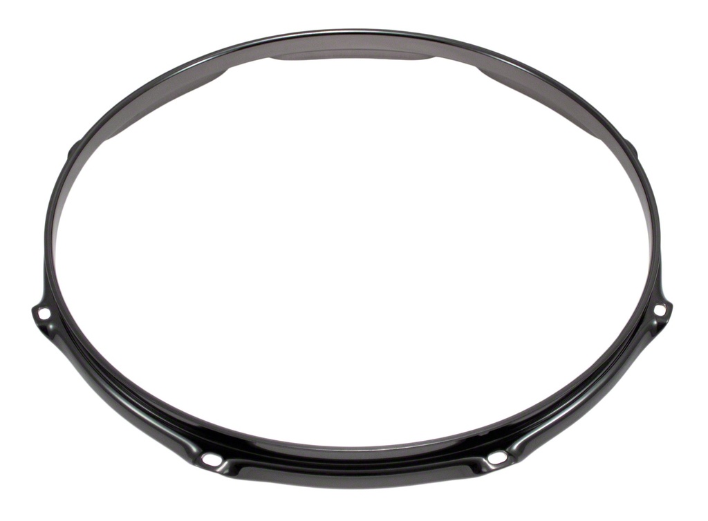 H23-14-8BK - Cercle 14" 8 Tirants Noir Super Triple Flange 2.3mm