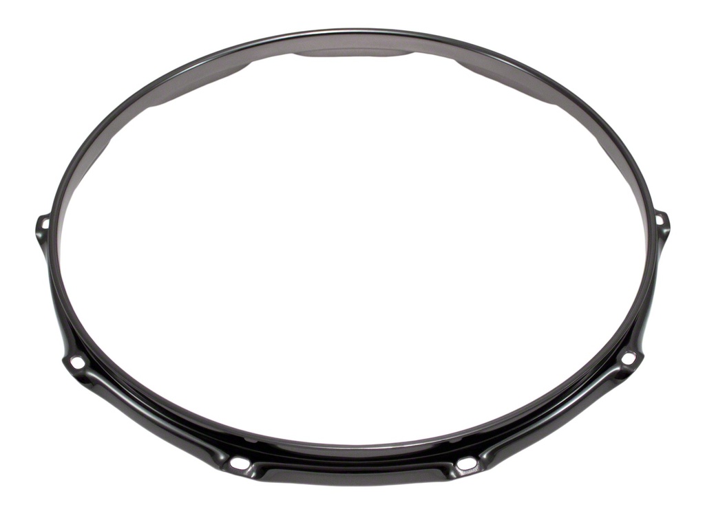 H30-14-10BK - Cercle 14" 10 Tirants Noir Super Triple Flange 3.0mm