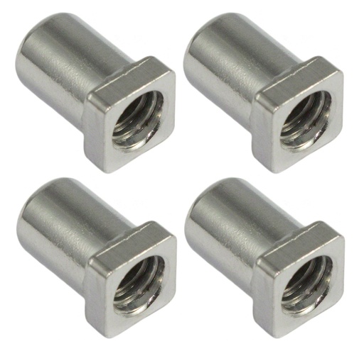 [SD-SN-SQ-12B] SN-SQ-12B - Cheminée 12mm Tête Carrée - Laiton (x4)