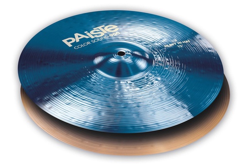 [870.475.3] Cymbales Charleston 900 Serie Color Sound Blue