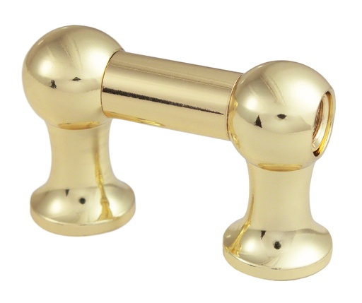 [SD-TL12S25B-BR] TL12S25B-BR - Coquille Tube Grosse Caisse - 25mm - Doré - Mono Tirant (x1)