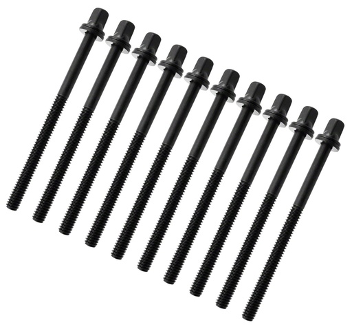 [SD-TRC-75W-BK] TRC-75W-BK - Tirant 75mm Noir avec Rondelle - Filetage 7/32" (x10)