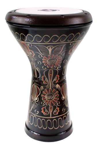 [SEA-EC-E-BK] EC-E-BK - Darbouka Egypte Cuivre Gravé - Noir